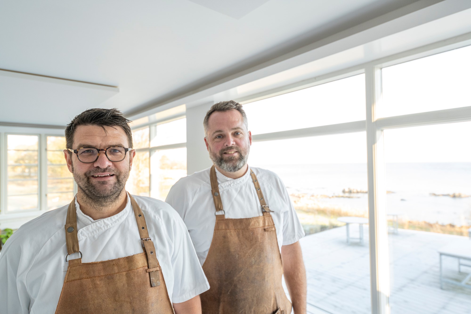 Restaurant Melsted Badehotels restauratører Troels Madsen og Daniel Kruse